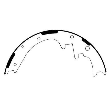 CENTRIC PARTS Centric Brake Shoes, 111.07050 111.07050